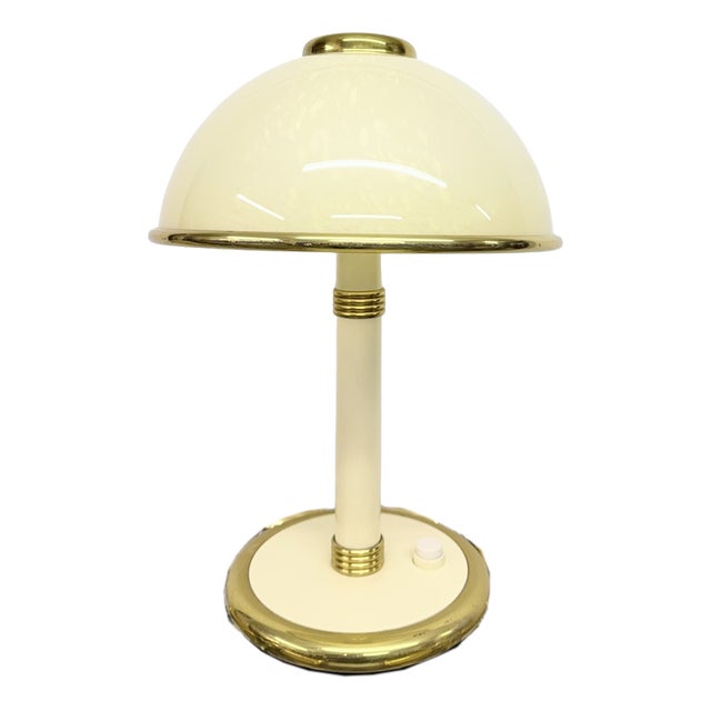 Italian Murano Glass Mushroom Table Lamp from F. Fabbian, 1970s For Sale