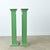 Early 20th Century Pair of French Narrow Painted Paneled Pedestals For Sale In Baton Rouge - Image 6 of 11