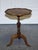 Walnut Pie Crust Wine Lamp End Side For Sale - Image 3 of 14