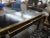 Art Deco Iconic Mastercraft Brass Desk With Black Leather Top For Sale - Image 3 of 12