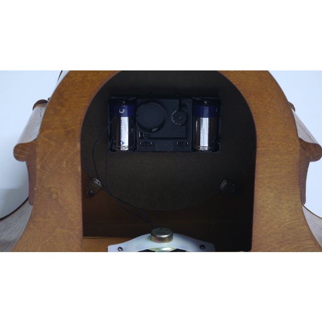 Howard Miller Hampton 630-150 Dual Chime 72nd Anniversary Edition Mantel Clock For Sale - Image 10 of 11