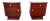Art Deco Bedside Tables in Wood with Glass Tops, 1930s, Set of 2 For Sale