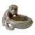 Vintage Glazed Ceramic Monkey Bowl by Villeroy & Boch Merzig For Sale