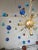 2000 - 2009 Italian Murano Glass Sputnik Multicolors in Brushed Brass Chandelier For Sale - Image 5 of 13