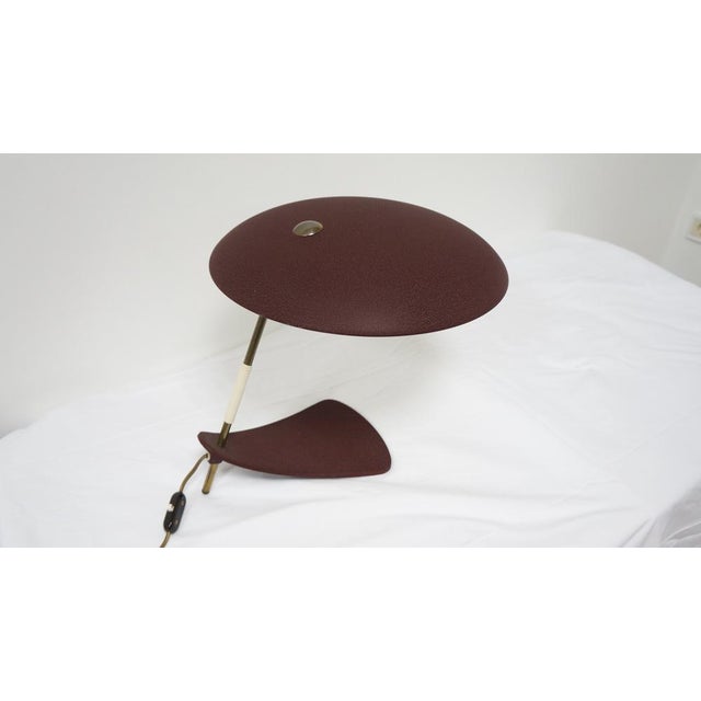 Mid-Century Modern Vintage Italian UFO Desk Lamp from Stilnovo, 1950s For Sale - Image 3 of 9