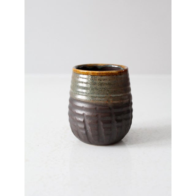 Vintage Studio Pottery Vase For Sale - Image 6 of 9