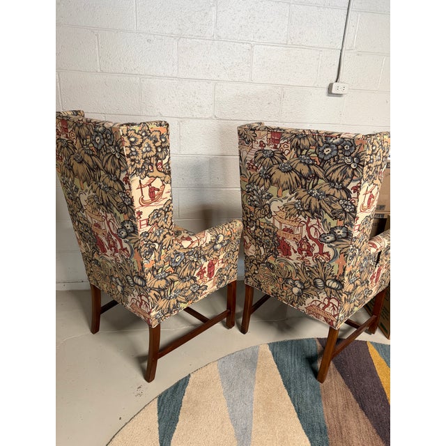 Blue Vintage Hickory Chair Host/Hostess Chairs [Pair] For Sale - Image 8 of 8