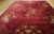 Maroon Adorable Red-Maroon Background Asymmetric Detail Floral Desing Antique Chinese Art Deco Rug For Sale - Image 8 of 9