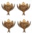 Danish Brutalist Wall Sconces in Flame Cut Brass from Holm Sørensen, 1960s, Set of 4 For Sale