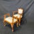 French French Louis XV Carved Walnut Chair and Ottoman -Set of 2 For Sale - Image 3 of 12