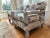 Mid-Century Modern Baughman Style Parsons Chairs With Ethan Allen Tenzing Silver Fabric- Set of 2 For Sale - Image 10 of 12