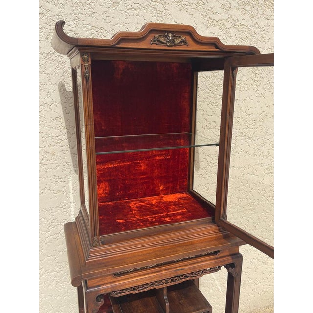 Brown Japanese Cabinet by Gabriel Viardot For Sale - Image 8 of 18