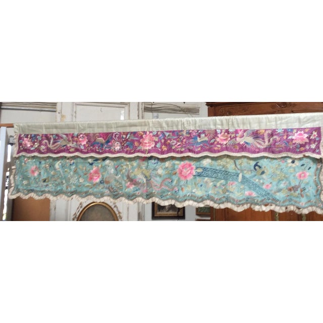 Antique Chinese Needlework Panel For Sale - Image 4 of 11
