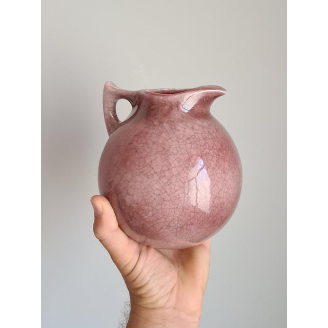 Vintage French Ceramic Pitcher by Tim Orr, 1960s For Sale - Image 3 of 12