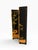 Vintage Asian Chinoiserie 4-Panel Gold Leaf Room Divider Screen With Cranes For Sale - Image 4 of 13