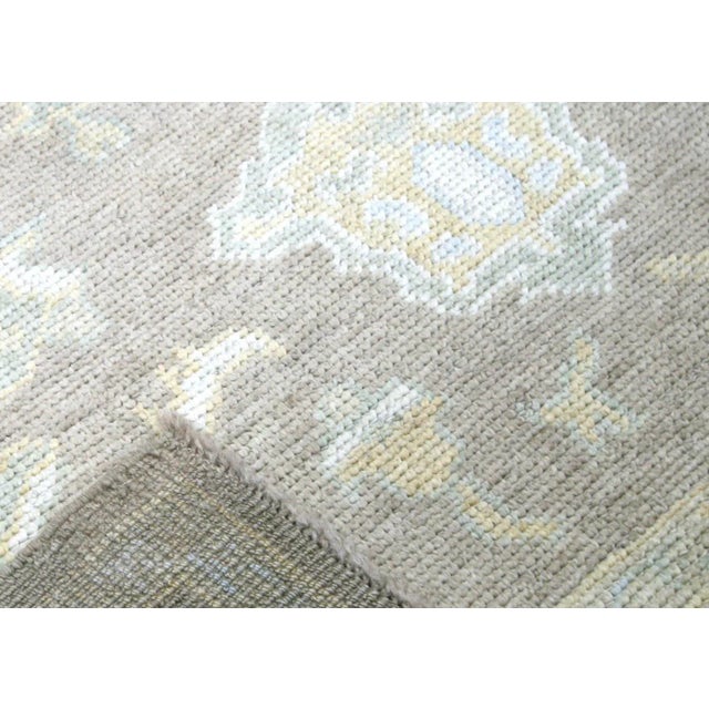 1990s Turkish Oushak Rug For Sale - Image 4 of 7