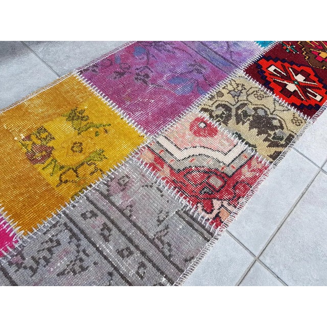 Oushak Vintage Hallway Runner For Sale - Image 6 of 10