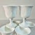 Glass 1970s Vintage Americana Arts & Crafts Indiana Glass Grape Milk Glass Water/Wine Goblets - Set of 6 For Sale - Image 7 of 8