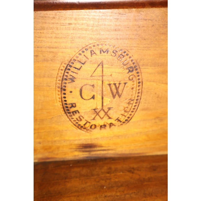 Kittinger Colonial Williamsburg Collection Highboy Chest of Drawers CW 56 For Sale - Image 11 of 18