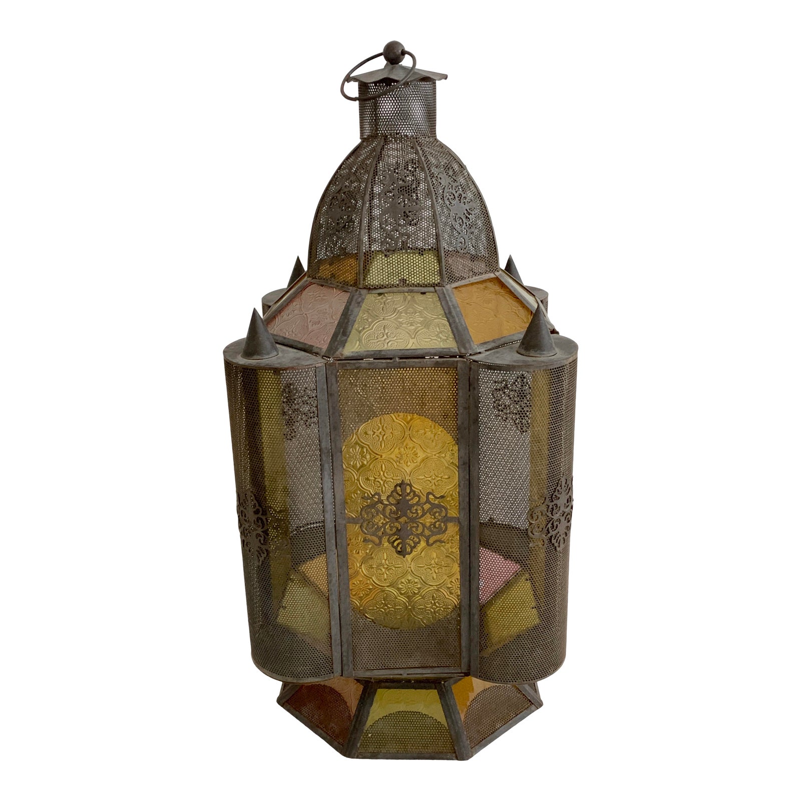 Vintage Moroccan Lantern Candle Holder Chairish