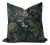 Night Garden Floral Pillow Cover in Midnight, 20x20 Pillow For Sale