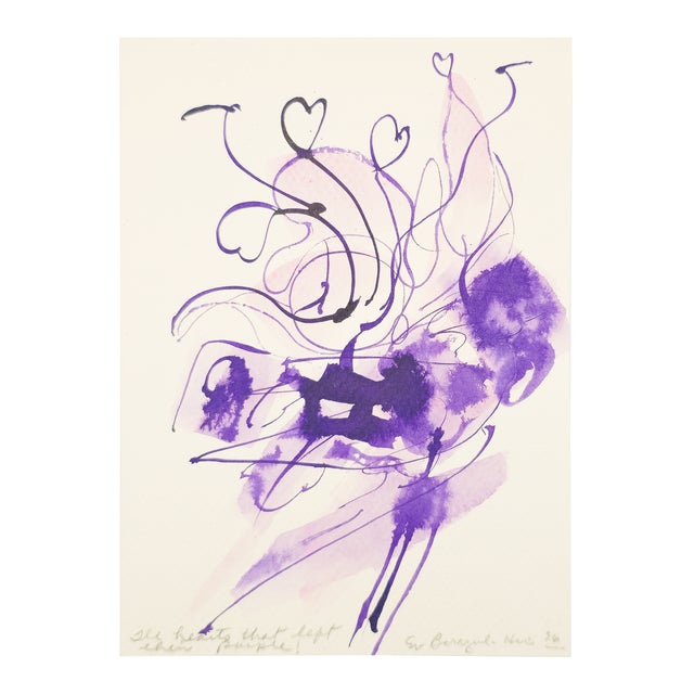 Why This Work Matters Part of Bouzard-Hui’s Sealed Art series, The Hearts that Left Their Purple turns opening the artwork...