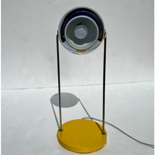 1970s Sonneman Style Atomic Eyeball Table Lamp For Sale In Miami - Image 6 of 11