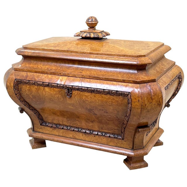 Regency Burr Elm Cellarette, 1835 For Sale - Image 14 of 14