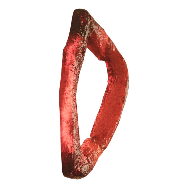 Sunburst Lur Wall Sculpture in Hand Molded Resin by Szymon Keller For Sale