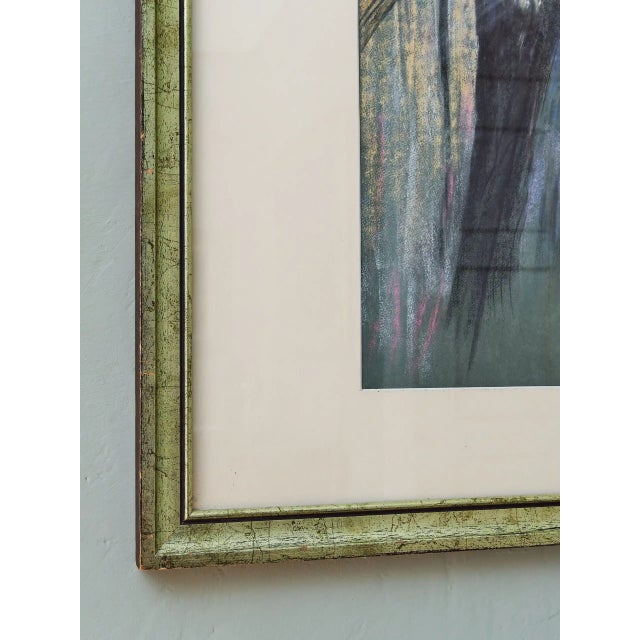 Contemporary painting with a modern frame. Signed and dated. Dimensions: with frame: height 104.5 cm, width 86 cm, depth...