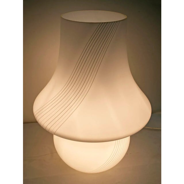 Mid-Century Modern Mid-Century Murano Glass Fungus Table Lamp, 1970s For Sale - Image 3 of 8