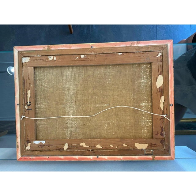 Christian Axtmann, Snowy Farm in Switzerland, Oil on Canvas, 1918, Framed For Sale - Image 7 of 8