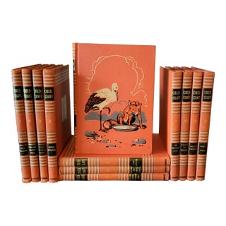 Vintage 1947 Children's Encyclopedia Set in 12 Volumes For Sale