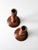 Vintage Turned Wood Candlestick Holders Pair For Sale - Image 10 of 13