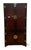Vintage Hickory White Furniture Chinoiserie Style Burl Wood & Lacquer Storage Cabinet / Armoire For Sale - Image 11 of 11