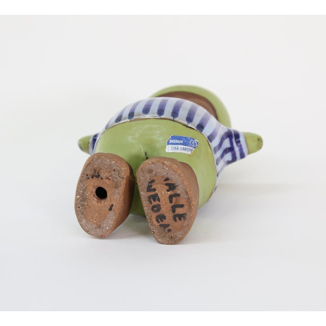 Ceramic Vintage Swedish Lisa Larson for Gustavsberg Kalle Ceramic Sculpture For Sale - Image 7 of 7