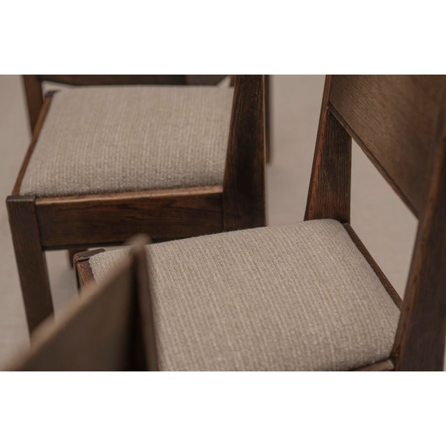 Vintage Dining Chairs from L.O.V. Oosterbeek, 1940s, Set of 4 For Sale - Image 4 of 18