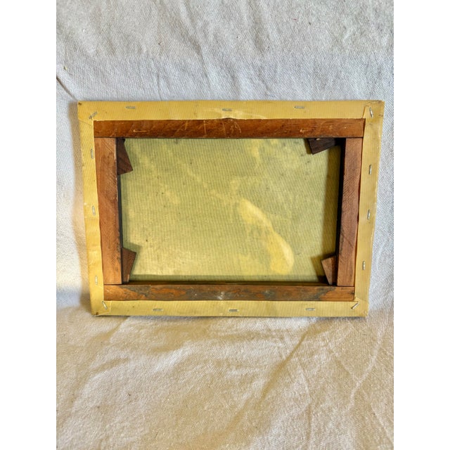 Early 20th Century French Castle Art Oil on Canvas For Sale - Image 12 of 12