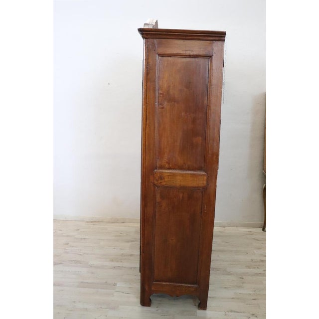 Antique Poplar Wardrobe, Early 18th Century For Sale - Image 3 of 17