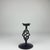 Rustic Pinecone Candlestick | Handcrafted Metal Spiral Design Candle Holder for Rustic Decor For Sale - Image 3 of 5
