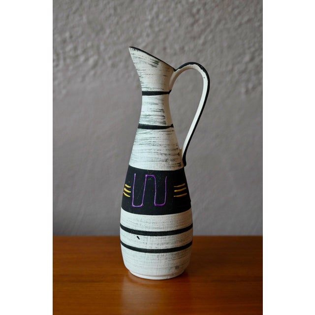 1950s West German Fat Lava Ceramic Pitchers, 1950s For Sale - Image 5 of 7
