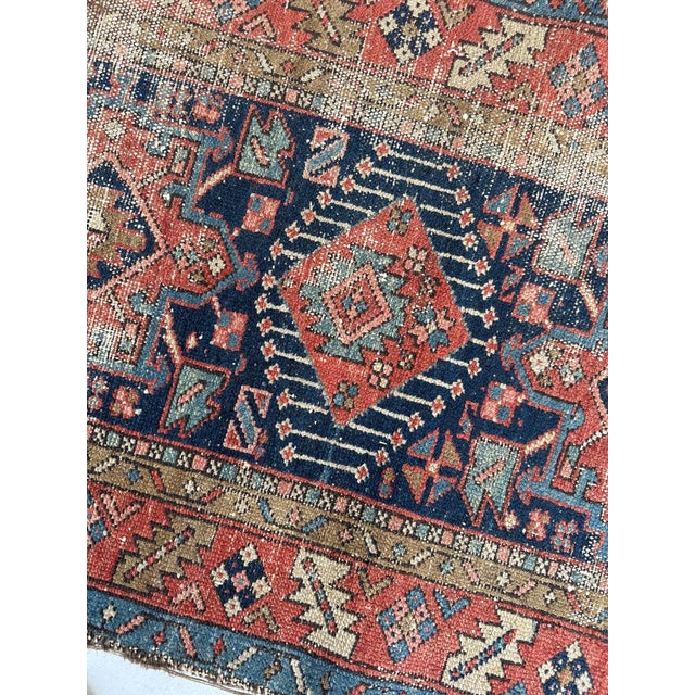 1920s Antique Persian Karaja Rug 3 x 4 For Sale - Image 5 of 9