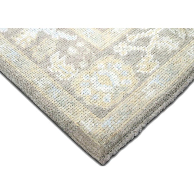 Contemporary 1990s Turkish Oushak Rug For Sale - Image 3 of 7