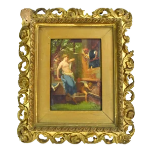 19th Century Nude Allegorical Painting After Henry-Pierre Picou