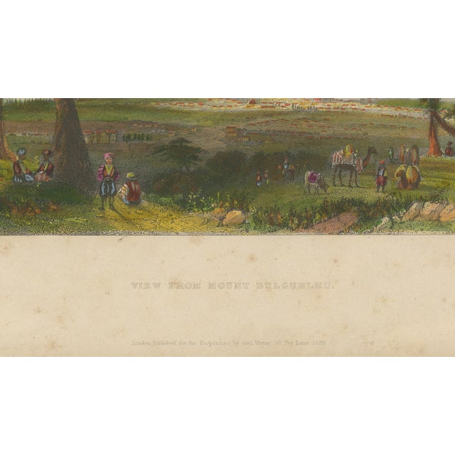 After Bartlett, Istanbul Panorama from Mount Bulgurlu, 1839, Engraving For Sale - Image 5 of 9