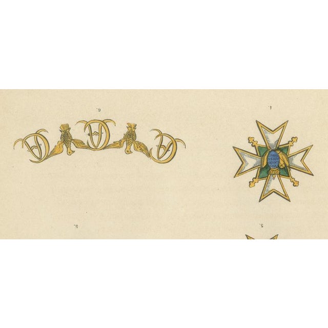 Order of the White Falcon, 1844, Paper For Sale - Image 4 of 9