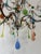 French Rainbow Pastel Confetti Candy Colors Opaline Drops Chandelier, Circa 1920 For Sale - Image 9 of 12