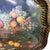 Vintage English still life fruit in basket decorative tray. Design by Mimi Roberts for Ian Logan London. Some light...