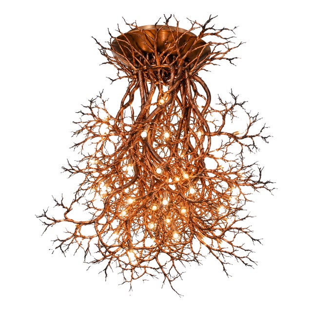 The Art of Grounding Chandelier by Frankie Cesare For Sale