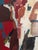 Red Mid-Century Modern 'Threshold of Presence' Abstract Figurative Oil Painting by Swedish Artist Gunnar Johnsson (1917–2007), Framed For Sale - Image 8 of 11